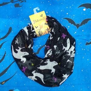 Ghost Infinity Scarf Goth Boho Novelty